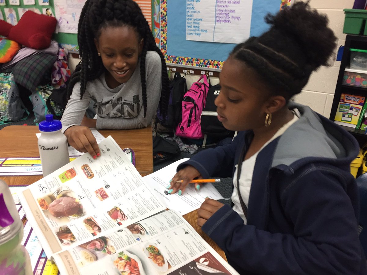 Our heroes enjoyed their real world math challenge for Thanksgiving. They planned and budgeted meals for their families. <a href="/HarbisonWestEl/">Harbison West Elem</a>