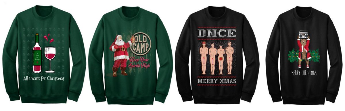 djmosquitoOK's tweet photo. #FloridaGeorgiaLine #DNCE #SamHunt y mas artistas se unieron con #CapThat para crear sweaters navideños a beneficio de #MusiciansOnCall 🎅🎶👏 https://t.co/HLtojCnUkJ