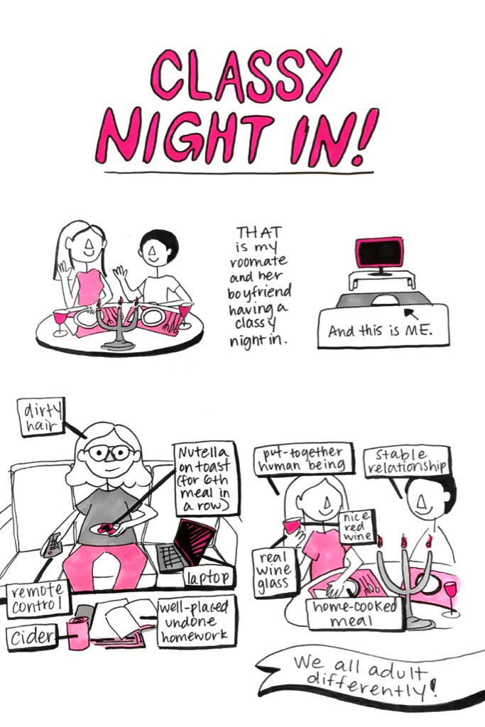 SaigeFunk's tweet photo. My typical night in! #adulting https://t.co/NncFzhVaXv