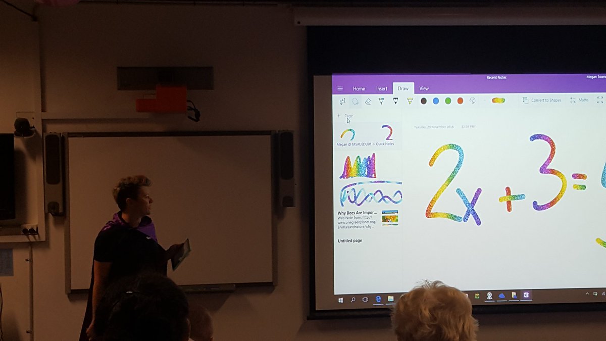 Microsoft upskilling with <a href="/townesy77/">Megan Townes</a> and her super powers! Collaboration here we come!