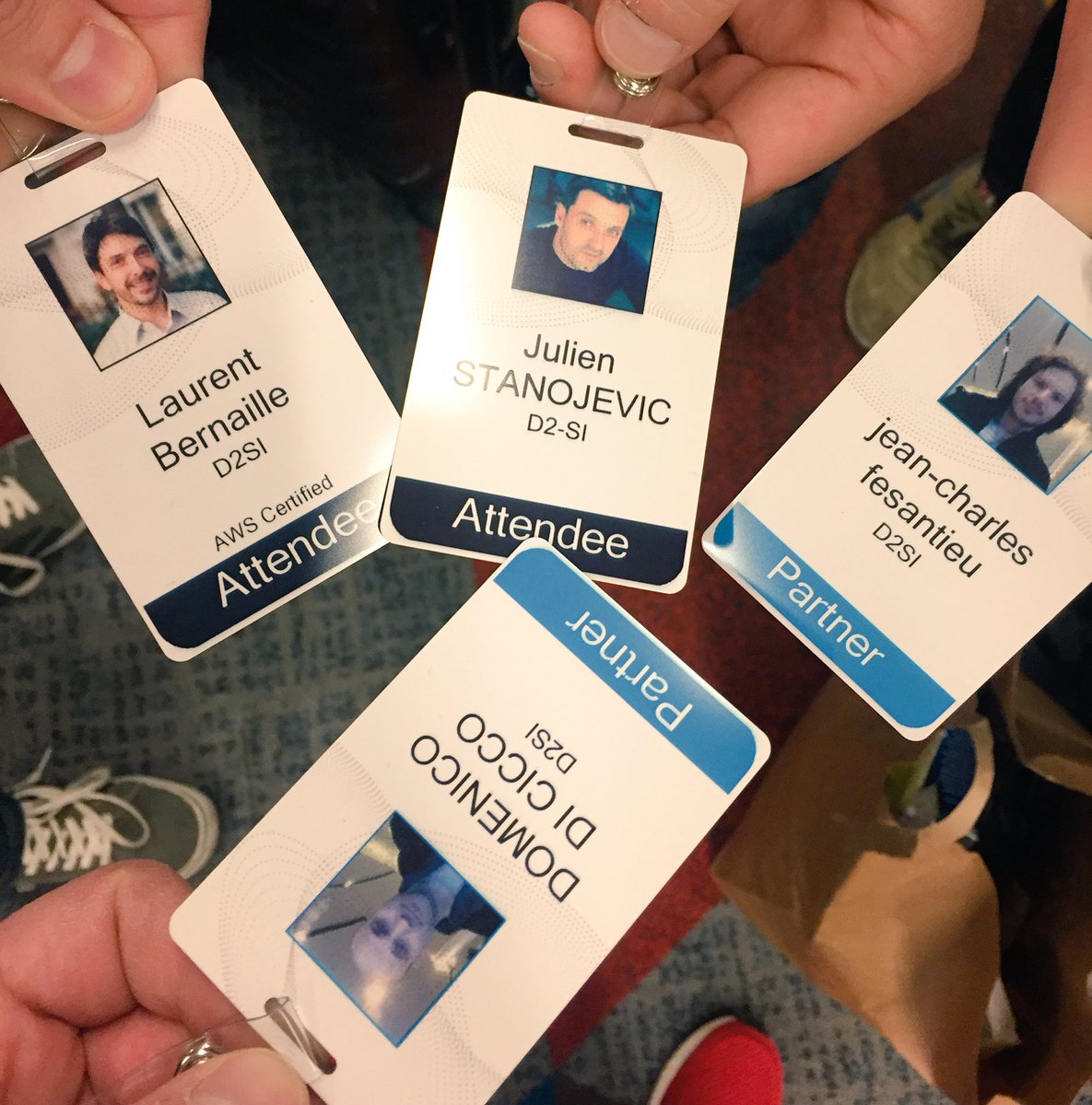 di_cicco's tweet photo. Check-in #awsreinvent done ! @d2si https://t.co/2jLJlsee7r