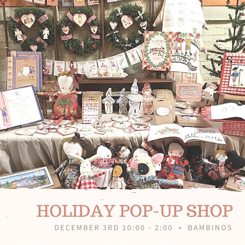 Story time + Pop up shop 12/3 10-2! Author signed books and personalized gifts.