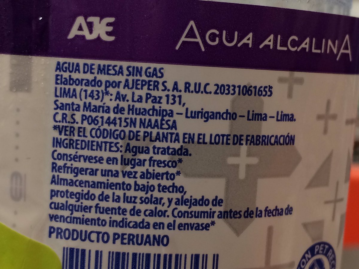 JulioLican's tweet photo. Y si el ingrediente principal es solo agua #ValeBLaBida #Mis1,30 :( https://t.co/GnKSXdVmjG