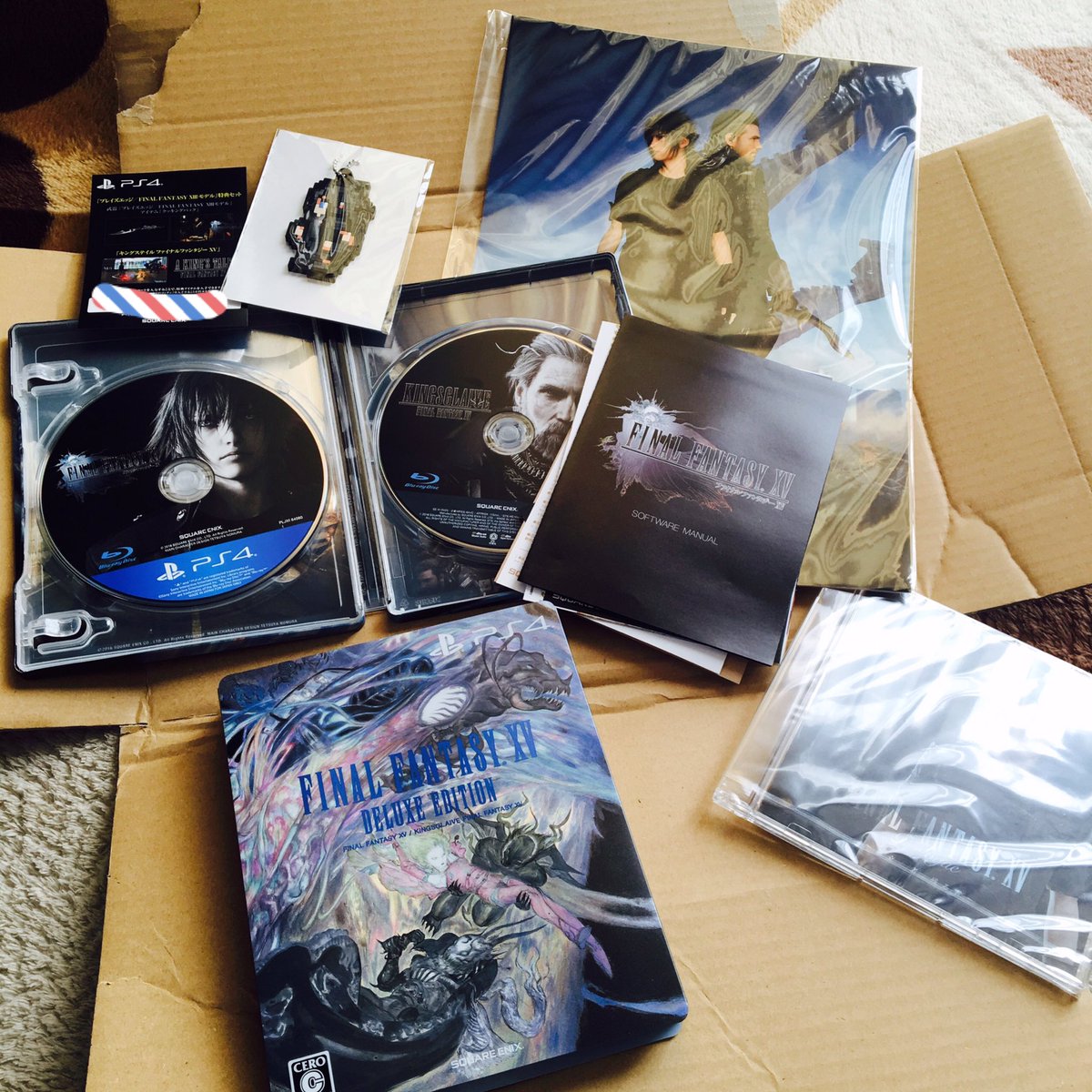 yrlirali's tweet photo. いらっしゃいませーーーーー!!!
#FF15 #FFXV #Delixe Edition https://t.co/QUW8r3jWPM