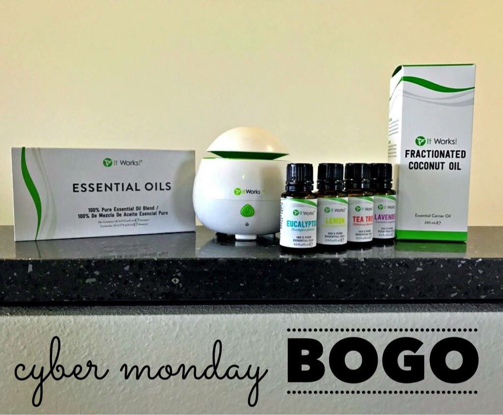 #cybermondaydeals BOGO on all #itworks #essentialoils TODAY ONLY!! Message me to get in on the deal.