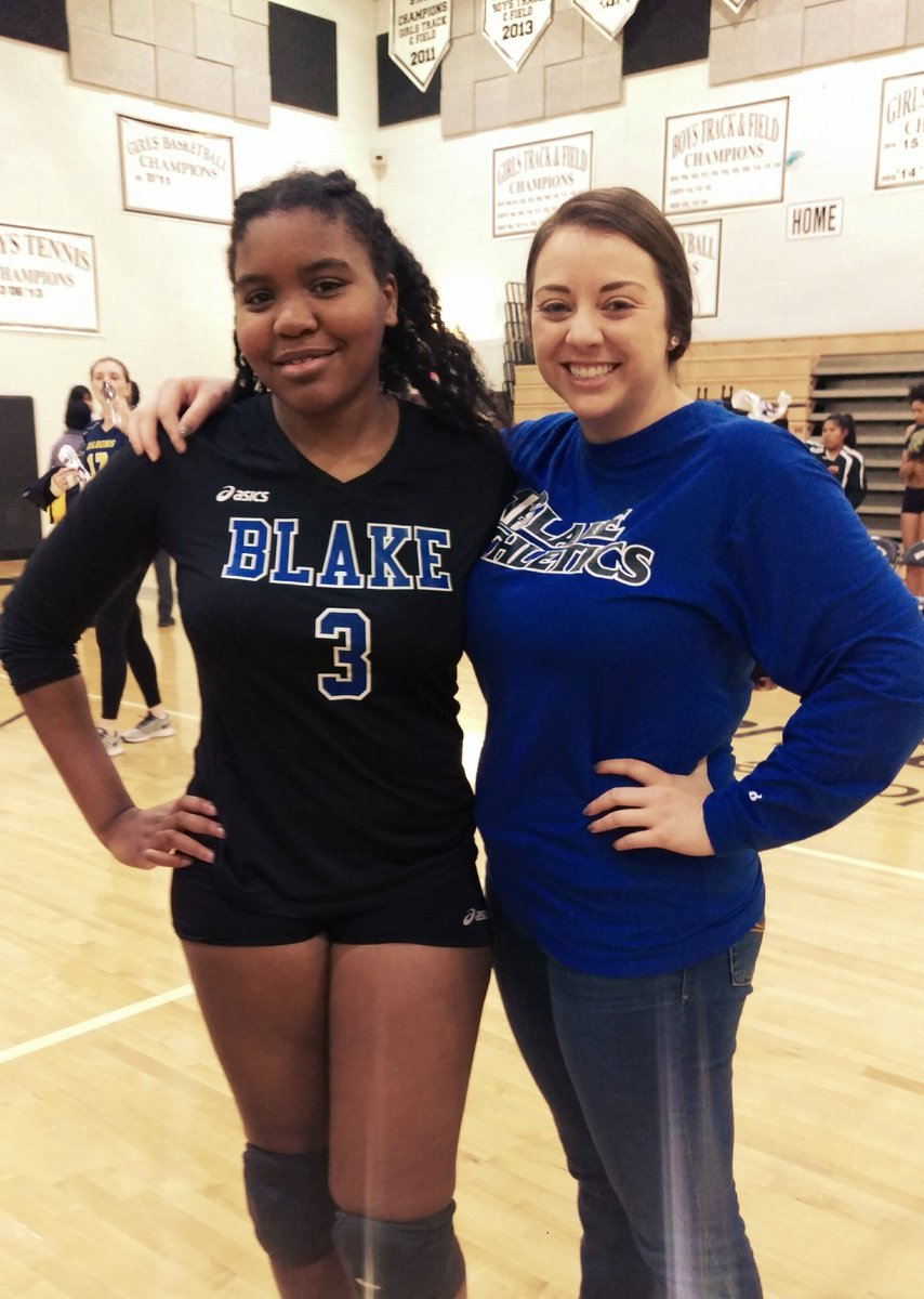 Had fun at the Montgomery County Senior All Star game with Blake's outside hitter, #3, Lea Njosa