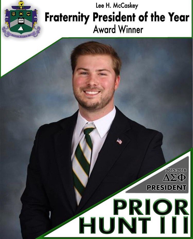 We as a brotherhood are proud to present our very own president of the year!
