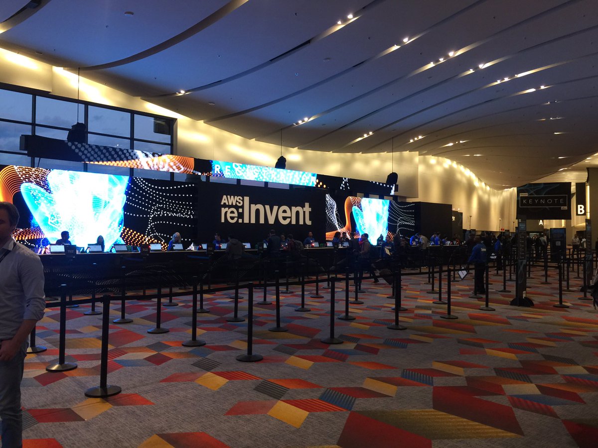 Powerupcloud's tweet photo. AWS Reinvent is live and Powerupcloud is here at the prestigious event.. #powerupcloud #reinvent https://t.co/XzHOxcnUaK
