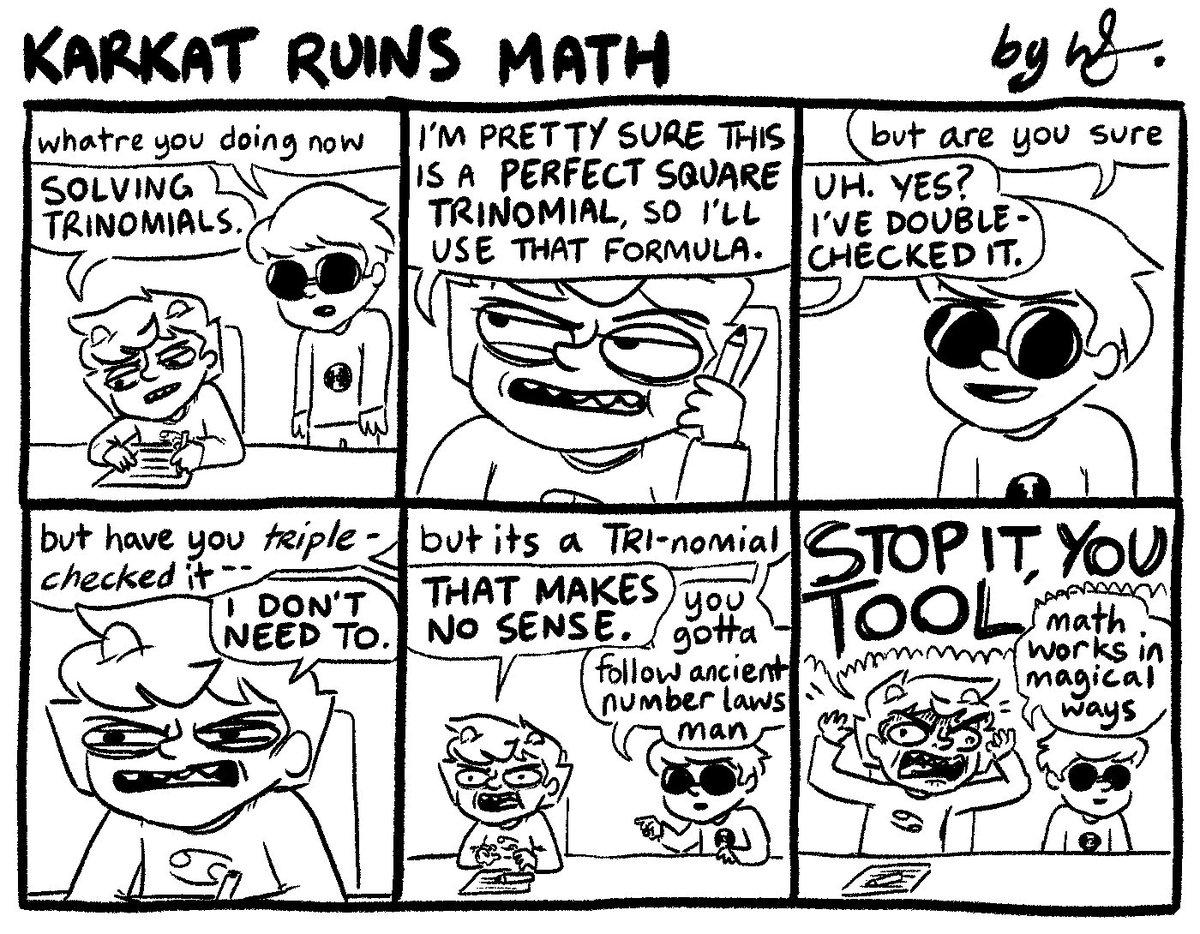 another nerdy math comic! what IRRATIONAL shenanigans will karkat and dave get up to this time?? (i'm truly sorry for that) 