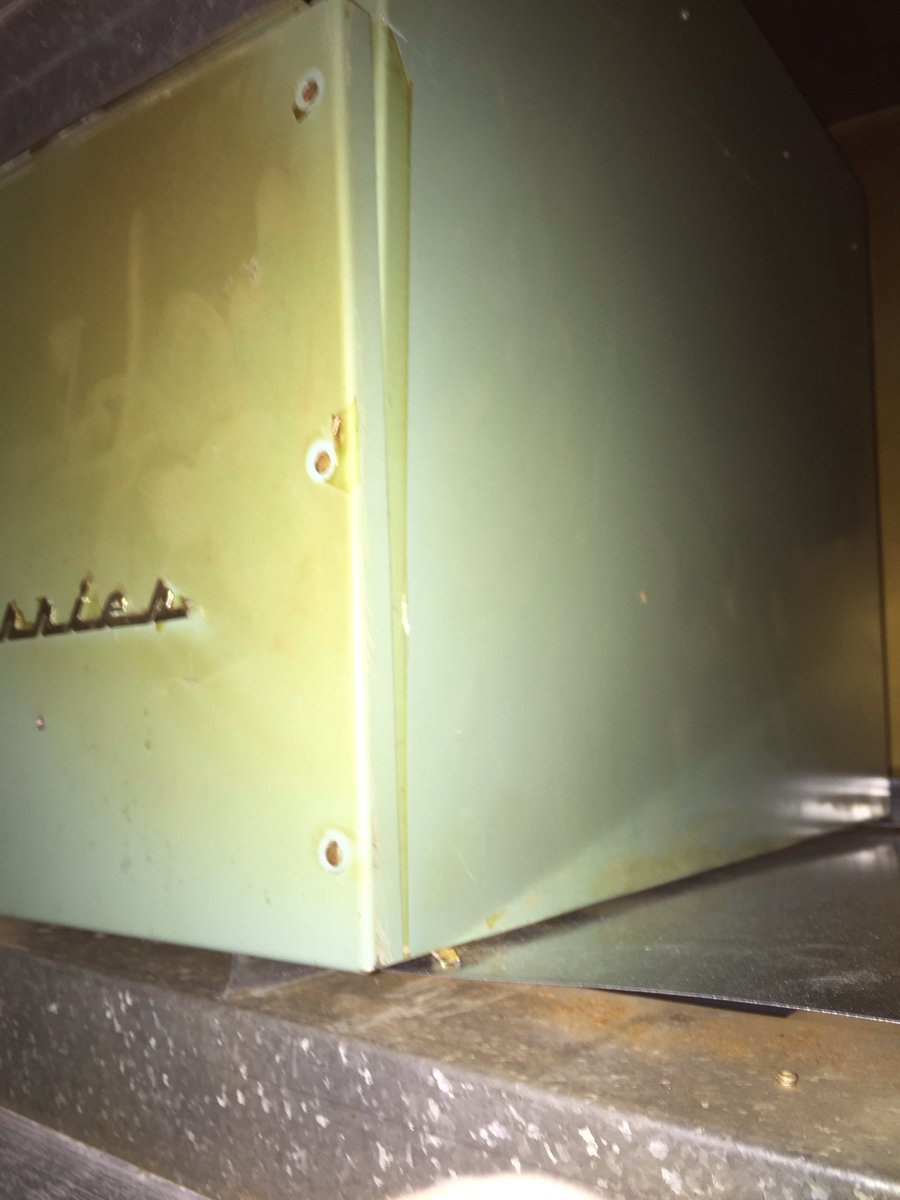 Believe it or not. But this cased coil was inside a plenum about double its size. #hvachacks #HVAC