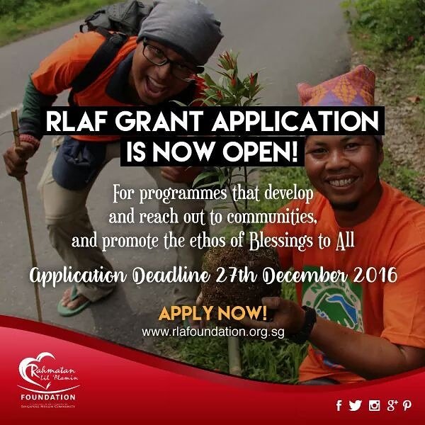 RLAFoundationSG's tweet photo. Grant Application is now open till 27th Dec!
Visit https://t.co/LLLmPnoZHZ to apply!
#rlafsg #weareyouthactivists #mercytoall https://t.co/4uGdDlso9A