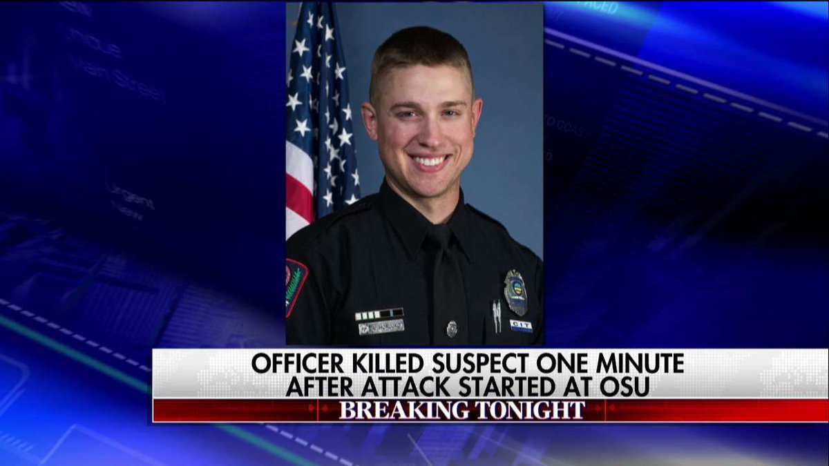 megynkelly's tweet photo. The police officer who shot and killed Ohio State Univ. attacker identified as Alan Horujko. #KellyFile https://t.co/ub0hxcUv9Q