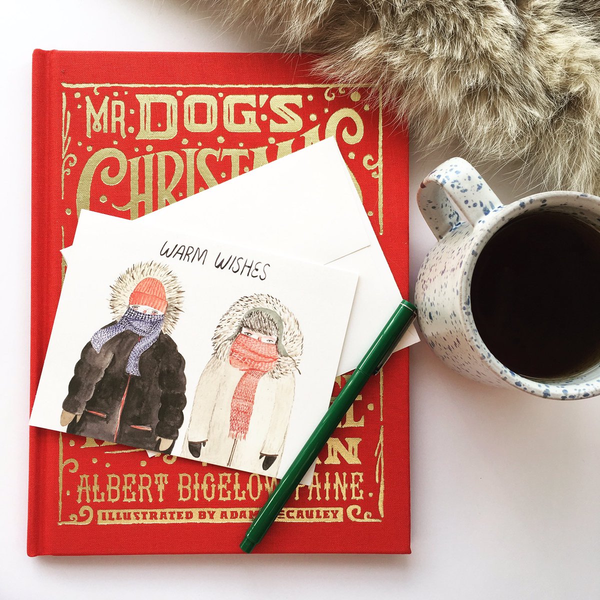 redcapcards's tweet photo. It's cozy around here. It actually feels like winter in Los Angeles. Sarah Burwash has some new fuzzy holiday cards that we are loving! https://t.co/Cbi1eN4tJx