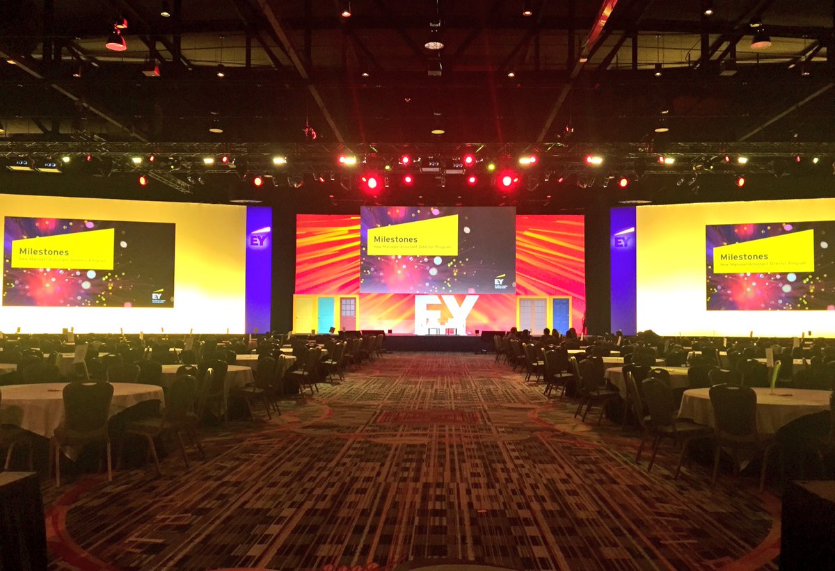 HoweSteve2018's tweet photo. Great to be at #EYMilestones2016 in Orlando and look forward to meeting our 5,200 new promotes! Amazing energy here! #EY #BetterWorkingWorld https://t.co/qYPoWkaDx4
