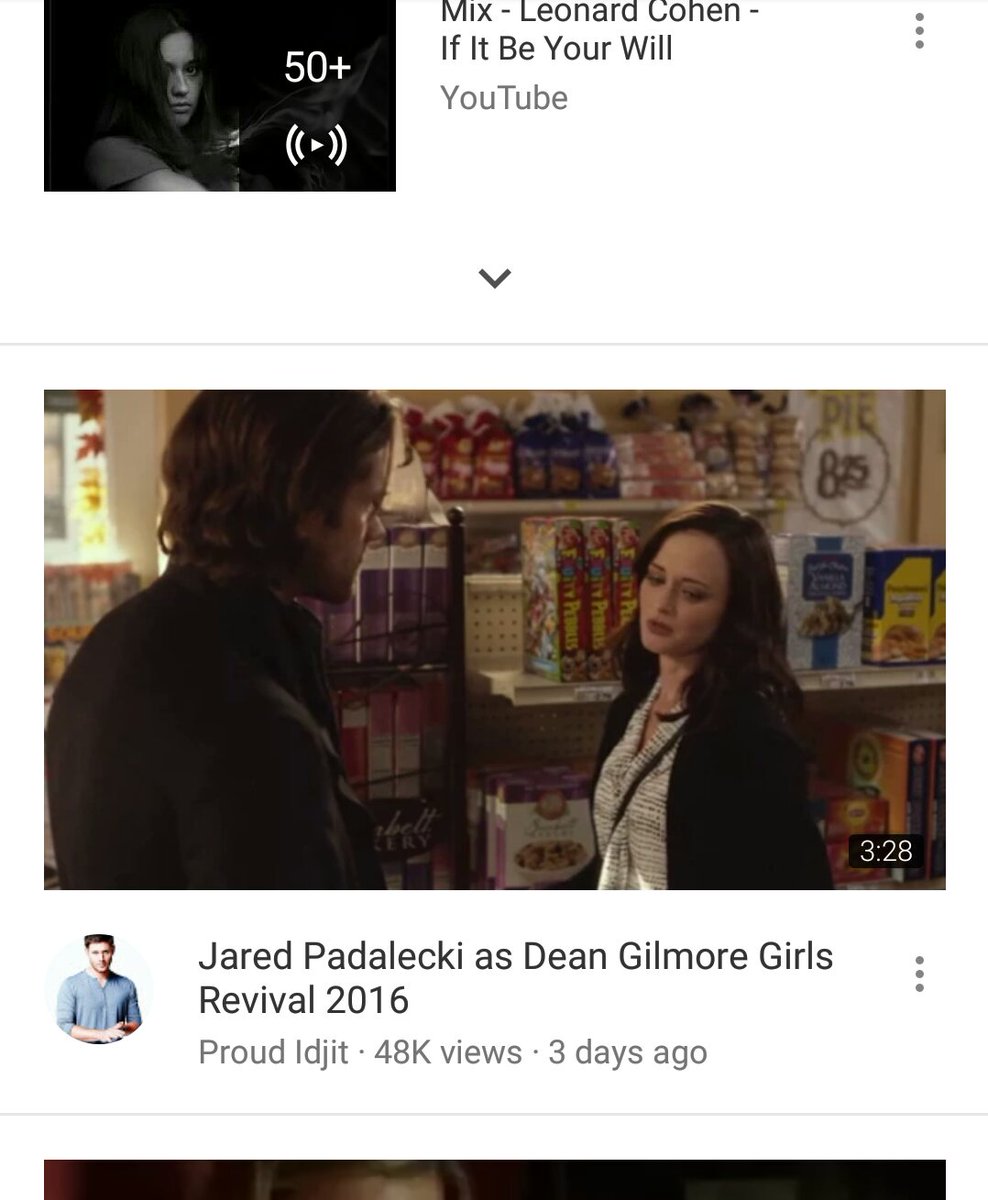 acharmingbore's tweet photo. Why does @YouTube think this is a thing I care about??? #NeverDean https://t.co/0py7Wt3PFh