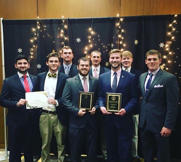 That's not all folks! We just received fraternity of the year!