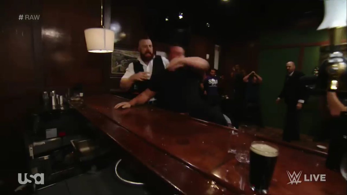 tappedoutpod's tweet photo. @WWECesaro and @WWESheamus may not like each other but they just went all #APA in that segment #RAW #nexttagteamchamps https://t.co/aHoxA30Koz