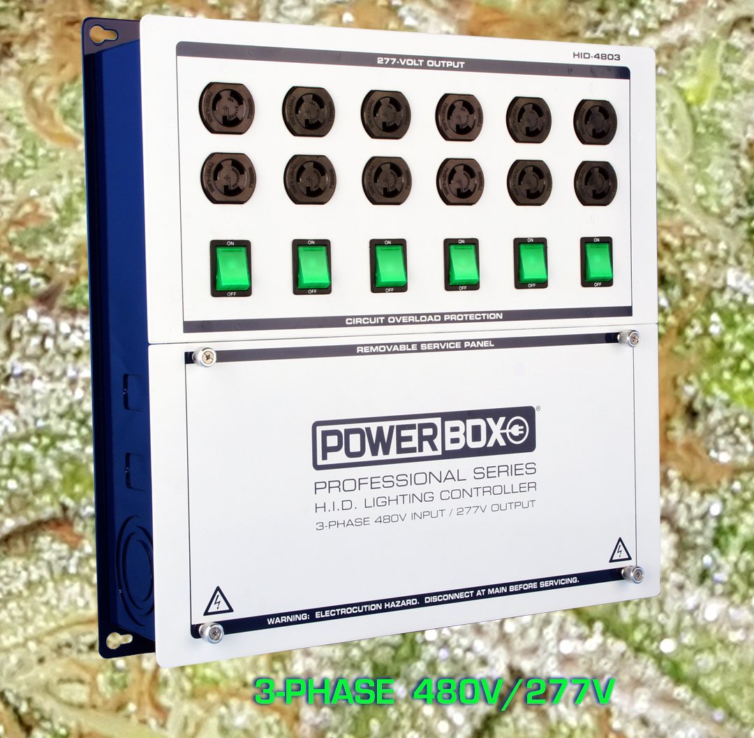 powerboxusa's tweet photo. Powerbox HID-4803 is a 3-Phase controller with 480-volt input and  
277-volt output. Perfect for industrial grow ops https://t.co/MvqKhqqqXP