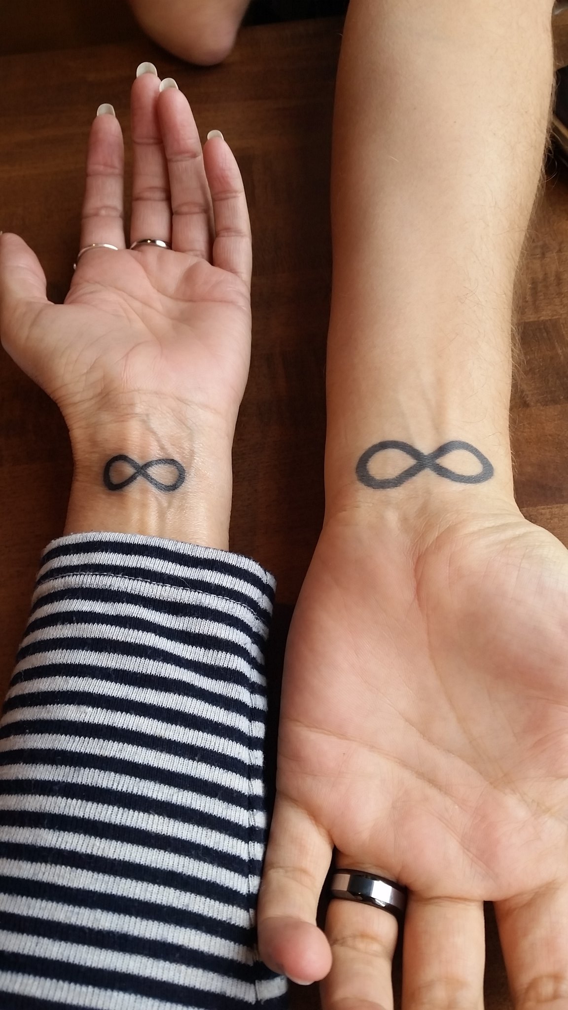 Image result for infinity tattoo mother son  Tattoos for daughters Tattoo  for son Mother son tattoos