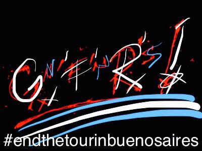 JazBitran's tweet photo. #GunsNroses #axlrose #flebeis  #slash #duffmckagan #dizzyreed. "we still have appetite and too much illusions"   #endthetourinbuenosaires https://t.co/5uEoCP3XDZ