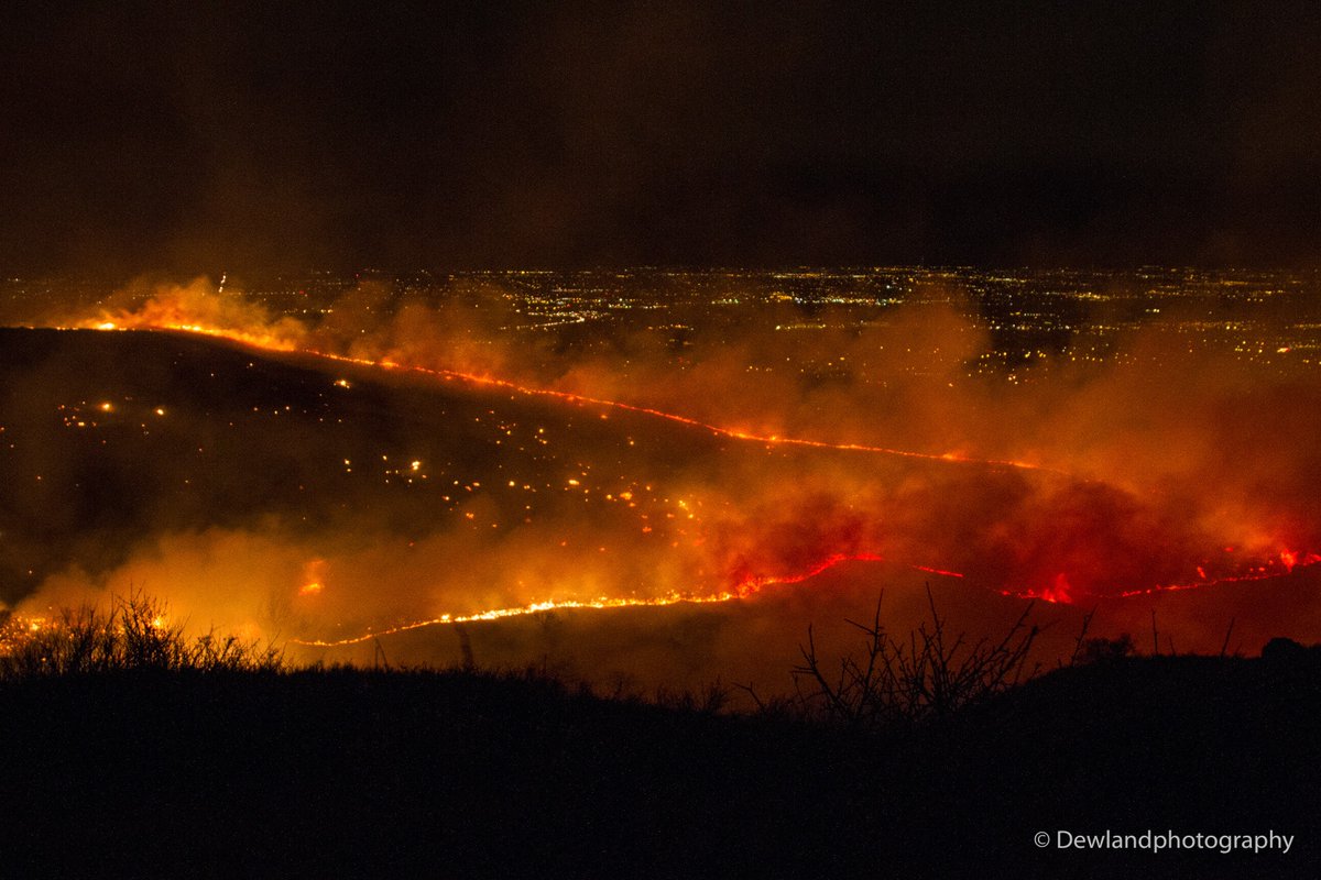 Wow. <a href="/KDVR/">FOX31 Denver KDVR</a> viewer Tyler Dewland just send us this pic of the Green Mountain Fire burning near Lakewood. Evacuations still in place.