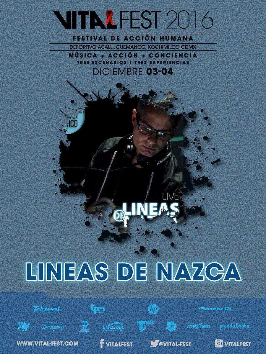 borninmx's tweet photo. .@lineasdenazca participará en el @VitalFest este domingo 4 a las 18:00 hrs. https://t.co/5YISKzeH9A