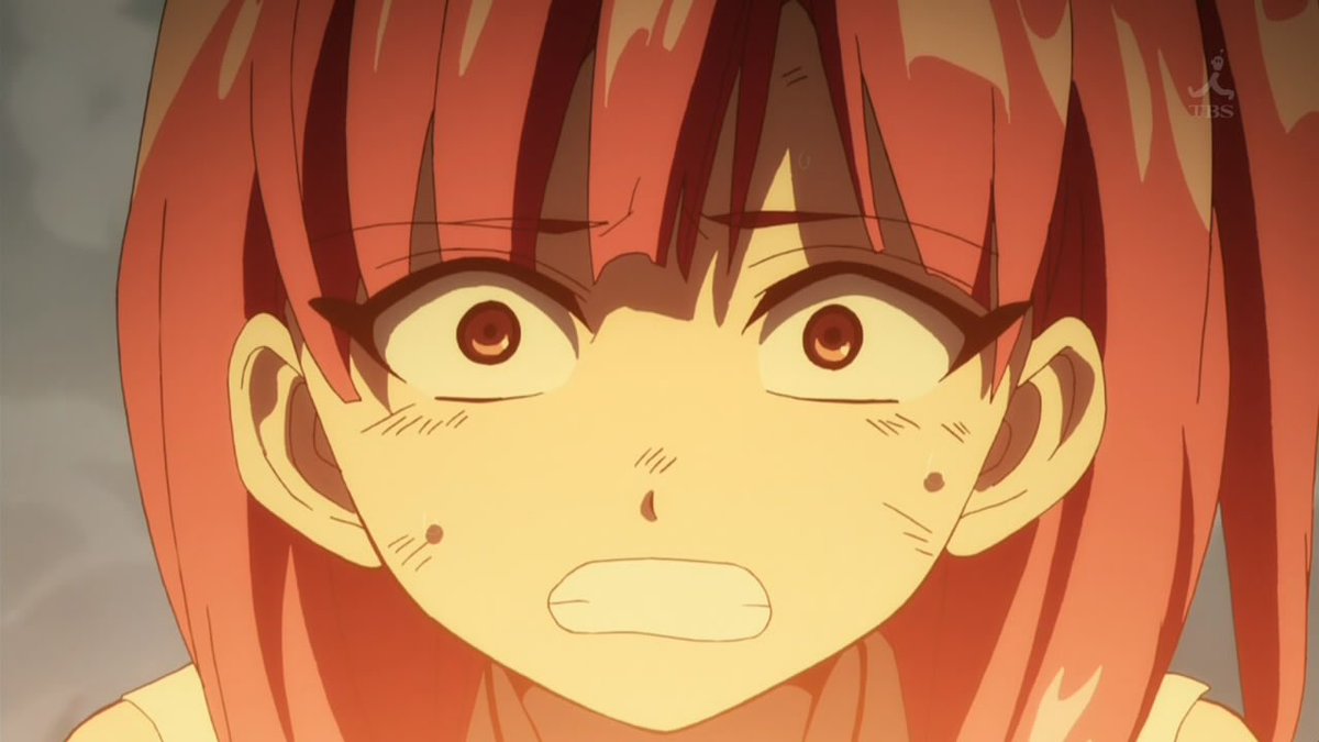 Watches the murder in horror