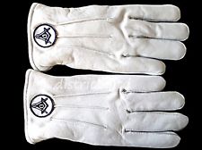 hammadimpex's tweet image. leather masonic gloves with embroidery logo for sale with discount.