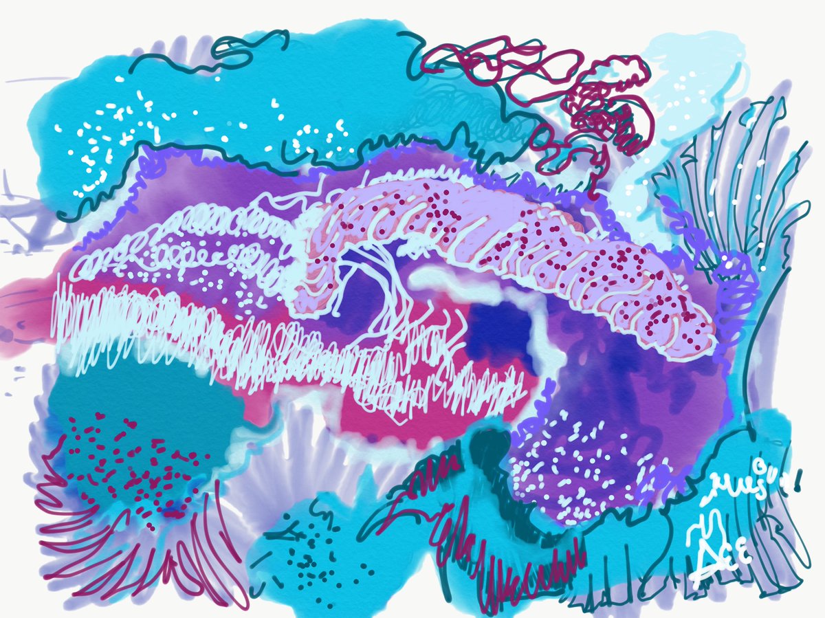garvined's tweet photo. Computer sketch my wife (w/#dementia) and I completed this PM. She has garbled speech but named it "You Can Cry." Joyful moments. https://t.co/9LRseiNSQr