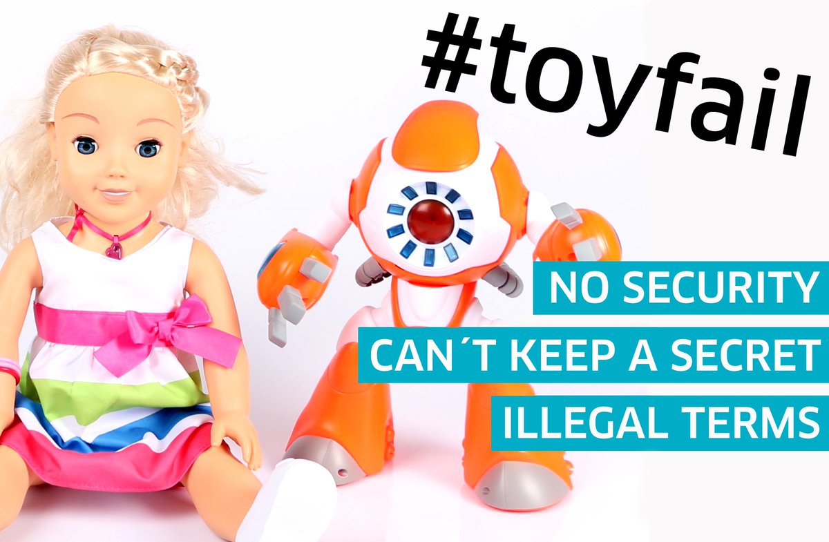 beuc's tweet image. Together with @anectweet we wrote to @EU_Consumer about #toyfail bit.ly/2g5LVNE Connected toys trend requires rethinking of EU laws