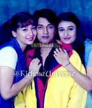 KichchaUniverse's tweet photo. @KicchaSudeep  

#sparsha memories

#rekha n #sudharani https://t.co/usyoIsPjp7