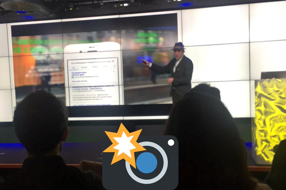 ReneeMellow's tweet photo. Google Zoo @tomas_roope talking mobile voice search @MediaComGlobal #commercedisrupted https://t.co/3OBmFibHHf