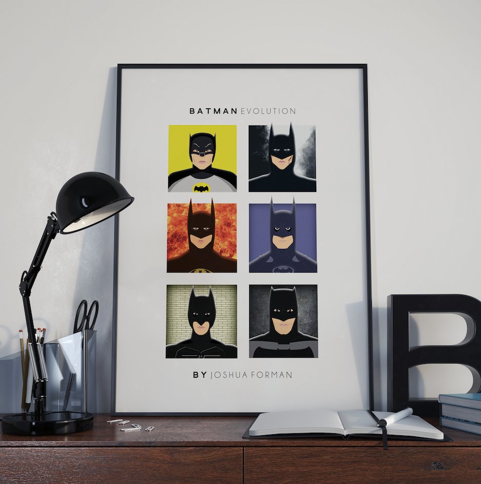 The Hero Gotham Deserves...
Batman Evolution in the @EtsyUK shop now!
etsy.me/2hbPVwY
#Batman #GothamAwards #superhero #BruceWayne