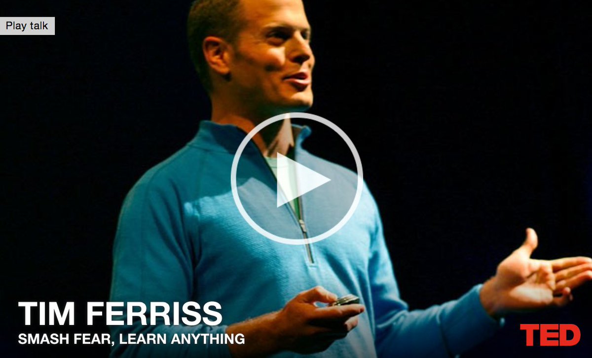 crowdfest2016's tweet photo. #TeamTuesday @TimFerriss – Smash Fear, Learn Anything #smashfear https://t.co/4xznpPSFUq #Tedtalks #startups #4hourworkingweek https://t.co/o2oFA7u7q6
