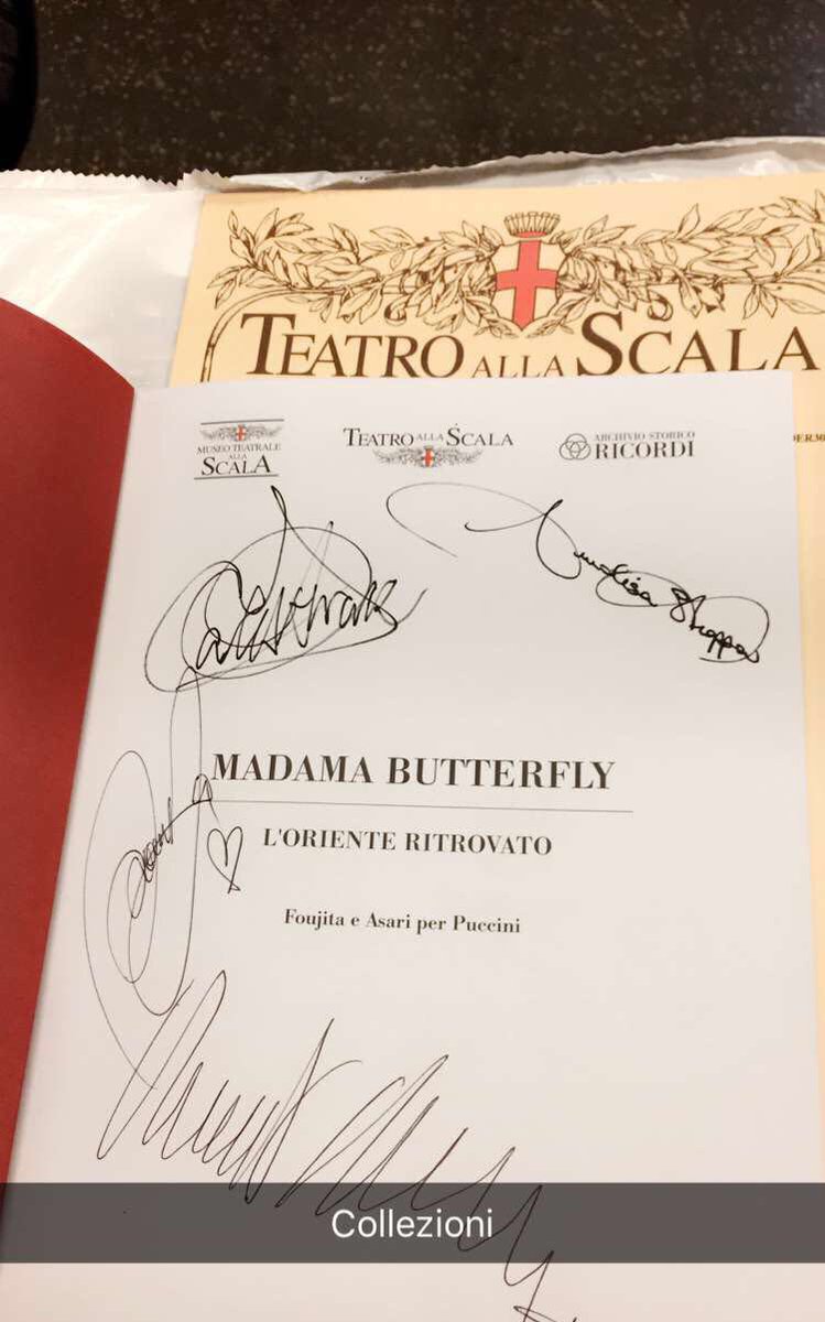 barbaravalma's tweet photo. Grazie @teatroallascala @sirimajo @AnnalisaStroppa , una meravigliosa #MadamaButterfly
In bocca al lupo per la prima!#PrimaScala #Under30 https://t.co/NIuFMzFw5w