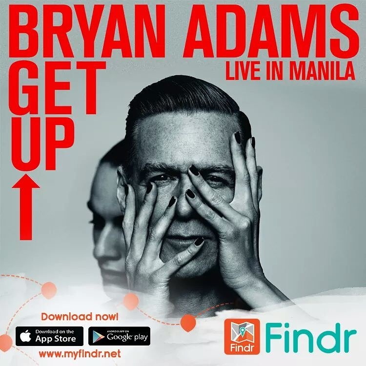 my_findr's tweet photo. Bryan Adams in Manila this January 2017. Check out Findr for more details. #ifoundhAPPy #findr https://t.co/rBWhe1g9ps