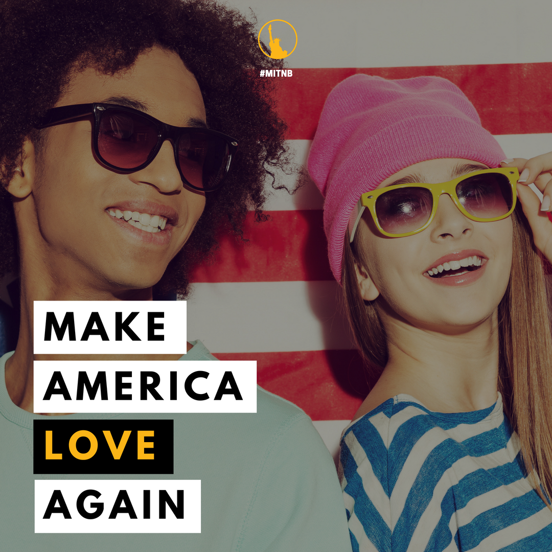 DLGMediaNYC's tweet photo. Make America LOVE again. We are stronger together. #Multicultural is the new Black 🗽🇺🇸 #MITNB 

#TuesdayMotivation #Diversity #loveislove https://t.co/zZMVEKmIO3