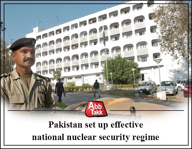 AbbTakk's tweet photo. Pakistan set up effective national nuclear security regime
#Pakistan #NuclearSecurityRegime 
https://t.co/p7jX06AYIe https://t.co/KytO7NjsXJ