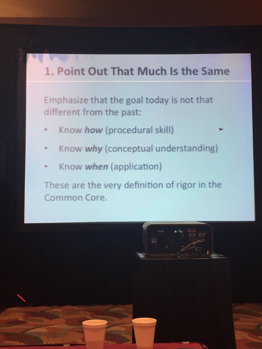 NCTM's tweet image. The &quot;how&quot; is not enough! Ss also need to know the &quot;why&quot; &amp;amp; &quot;when&quot; @mlarson_math #PLCmath #atPLC #CommonCore #CommonGround
