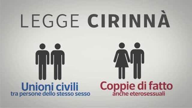 Di #leggecirinna e di #unionicivili ora in #affrontiamoloconstefania