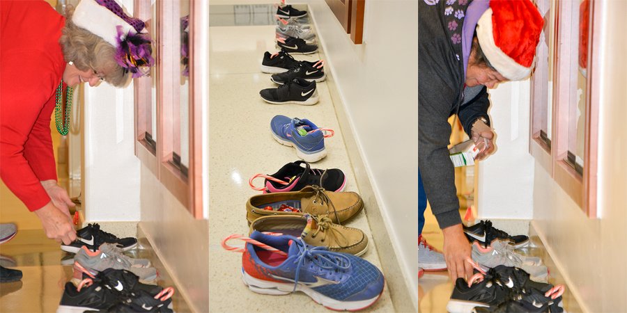 AHC_news's tweet photo. Happy St. Nicholas Day! #saintnicholas Thank you to head elves Katy Prebble and Theresa Chen for filling shoes! #LOTAlove #AHCAdvent https://t.co/VSarsGmF3A