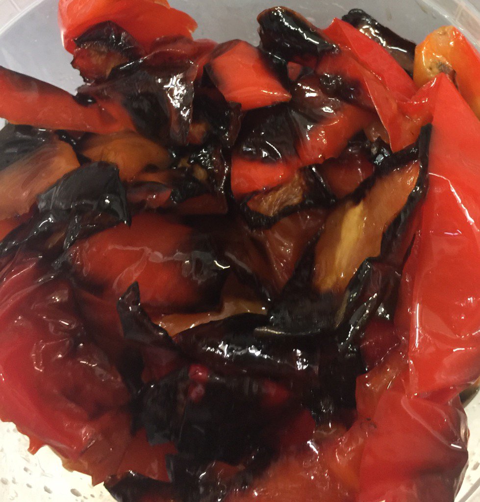 The veggie #BurntEnds are going with #salsaVerde and #Buffalo  #mozzarella #takeaway