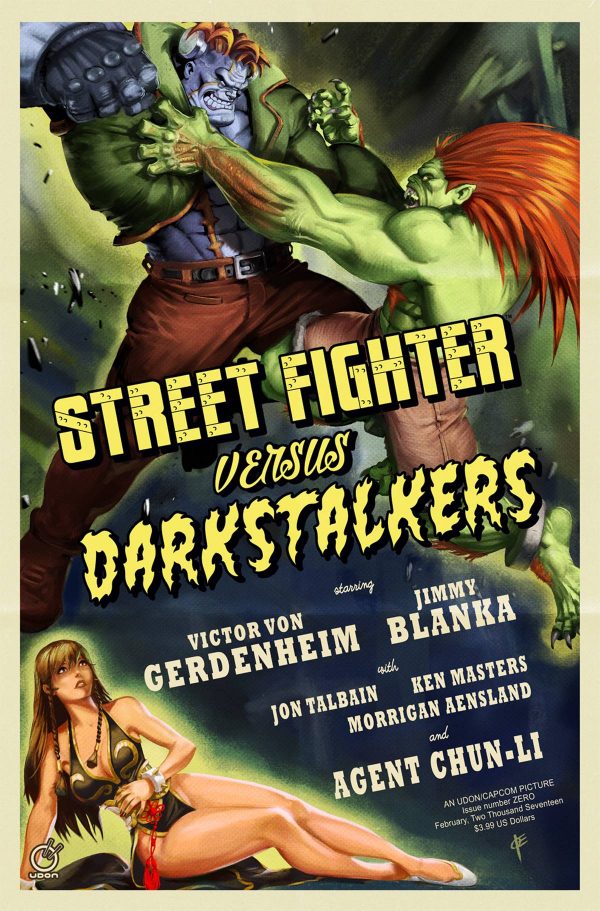 TheComicBubble's tweet photo. #StreetFighters vs #Darkstalkers hits in February with issue #0 and will be followed by an 8-issue miniseries in March from #Udon! #comics https://t.co/X3gjSUGjO4