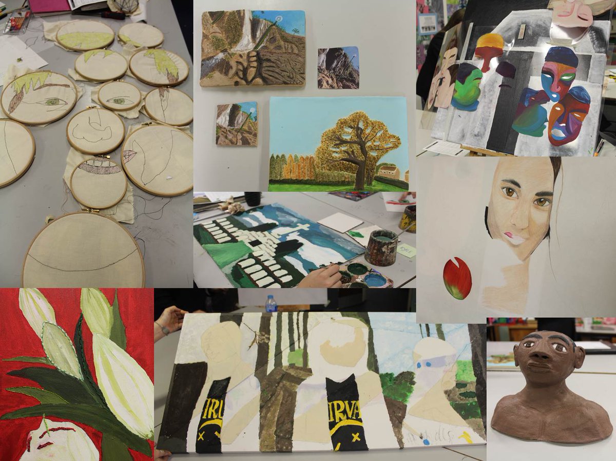 misshunterart's tweet photo. Successful day yesterday in the first art mocks. Cannot wait to see the final results from these students in the following lessons. https://t.co/OSmJNanjjV
