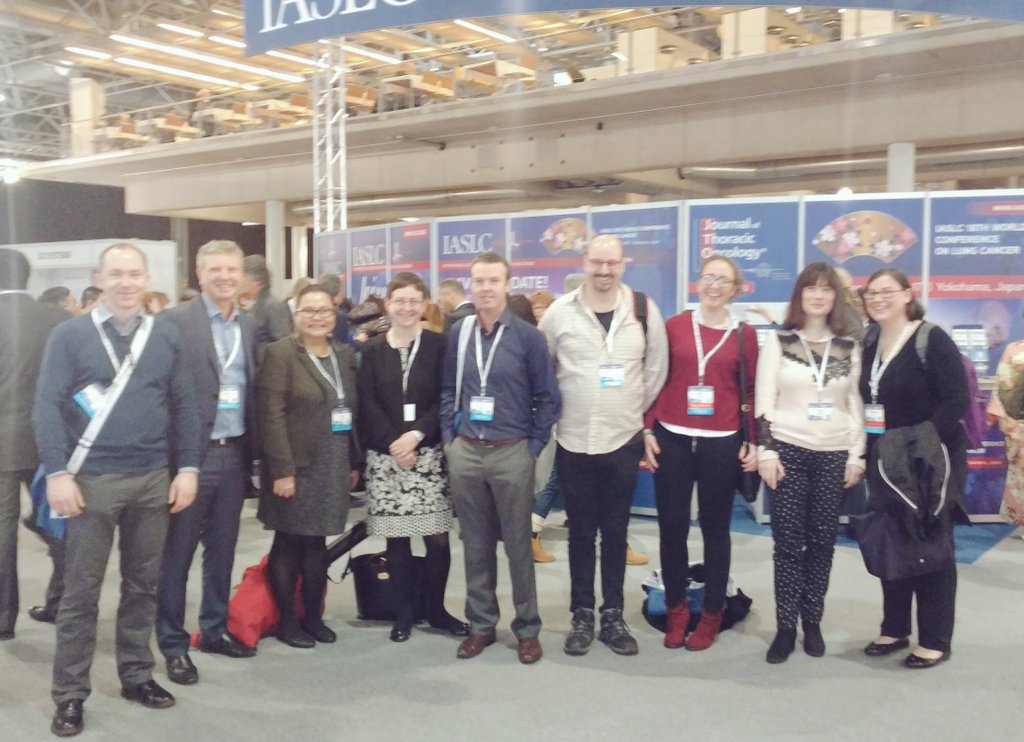 The gang are all here! #IrishCrew #WCLC2016 #LCSM <a href="/tcddublin/">Trinity College Dublin</a> <a href="/stjamesdublin/">St James's Hospital</a> <a href="/targtlungcancer/">TargetLungCancer</a> <a href="/finnstev/">Steve Finn</a> <a href="/MartinBarr10/">Dr Martin Barr</a> <a href="/JamesFoundation/">SJH Foundation</a>