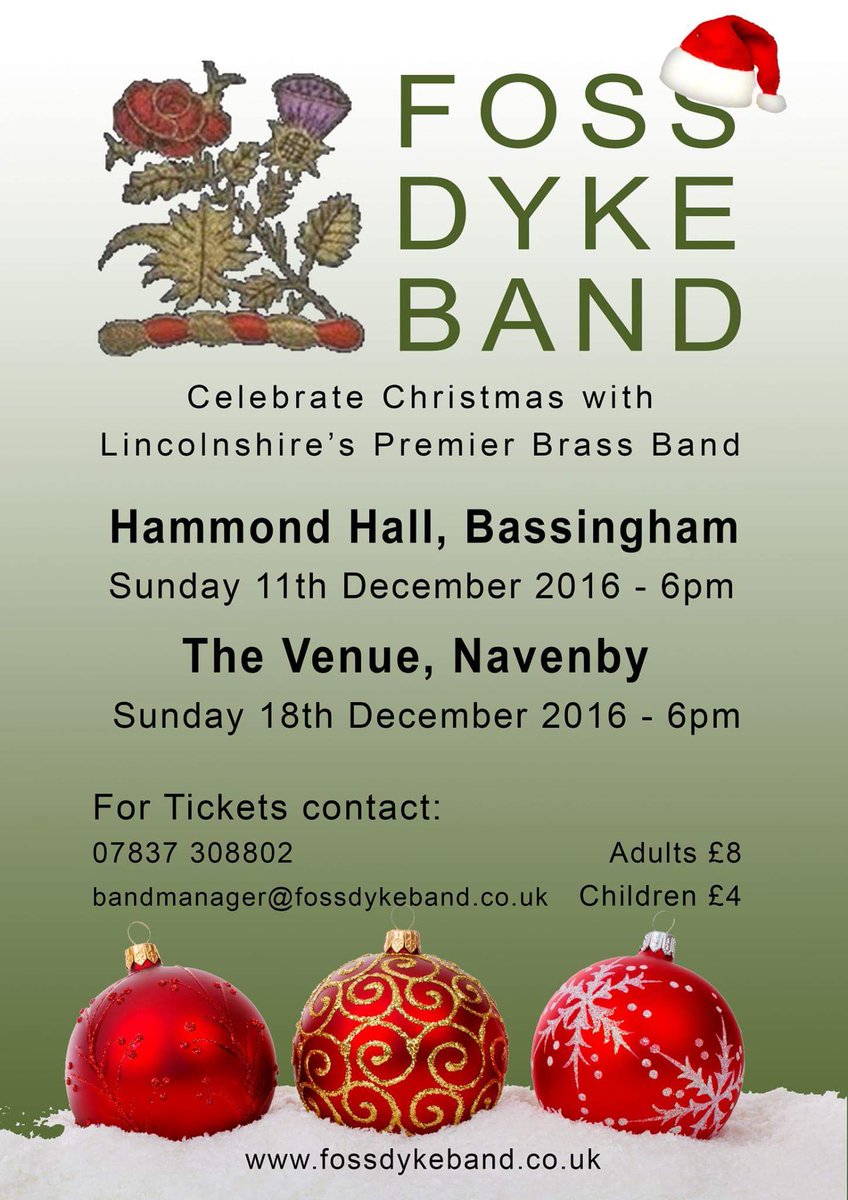 The first of our local Christmas concerts is on Sunday. Have you got your tickets yet?
