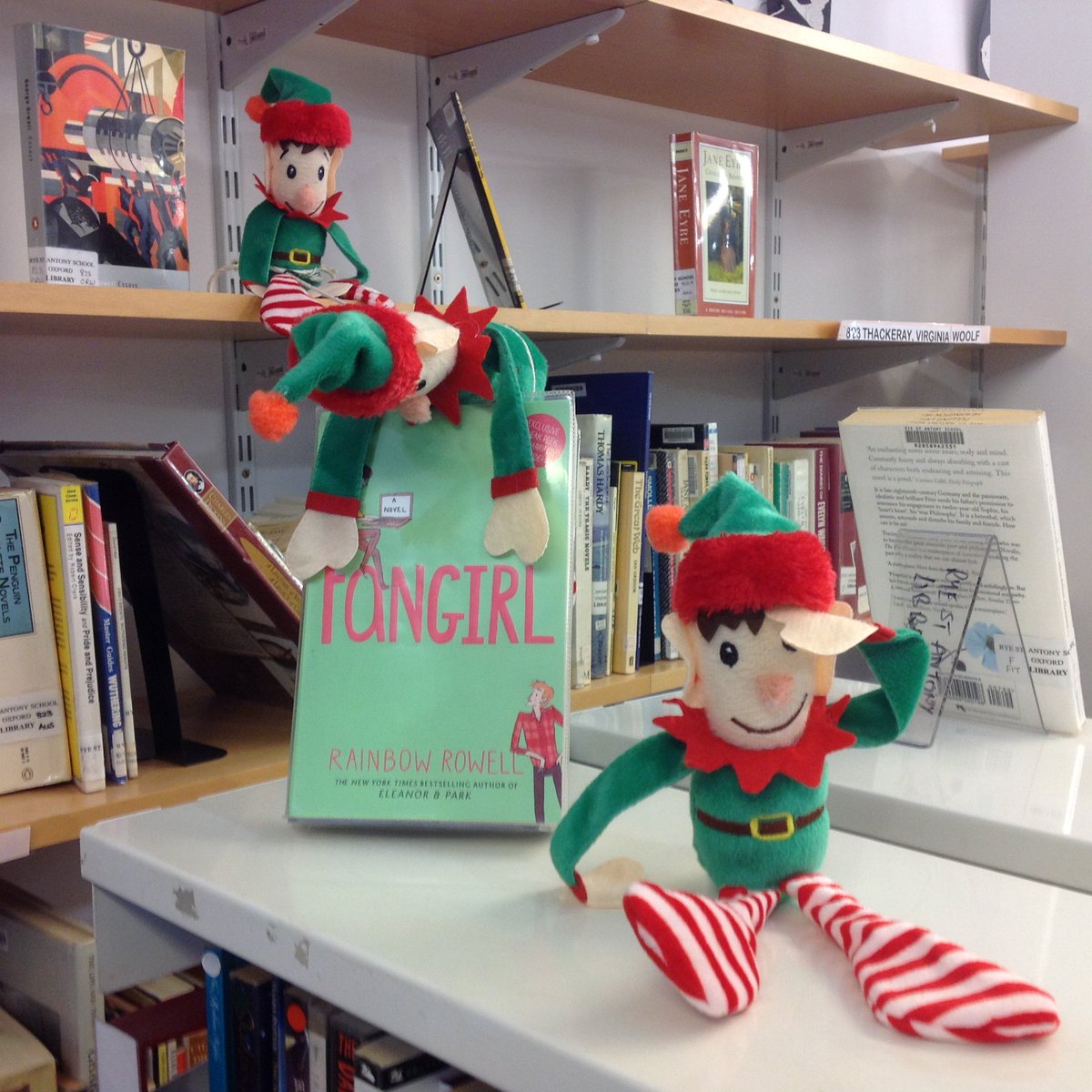 RyeLibrarian's tweet image. Dear #ElvesOnTheShelves,  It is always advisable to register your book at the desk before leaving the library! #LibraryRules