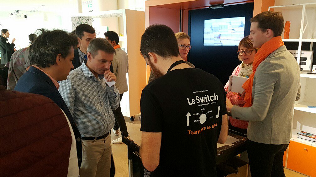 JJ_Gaouyer's tweet photo. #SDLR16 salon de la recherche #Orange  @OrangeGardens  avec des acteurs de l'innovation du Maine et Loire @OrangePaysLoire https://t.co/LlQEU3hxPH