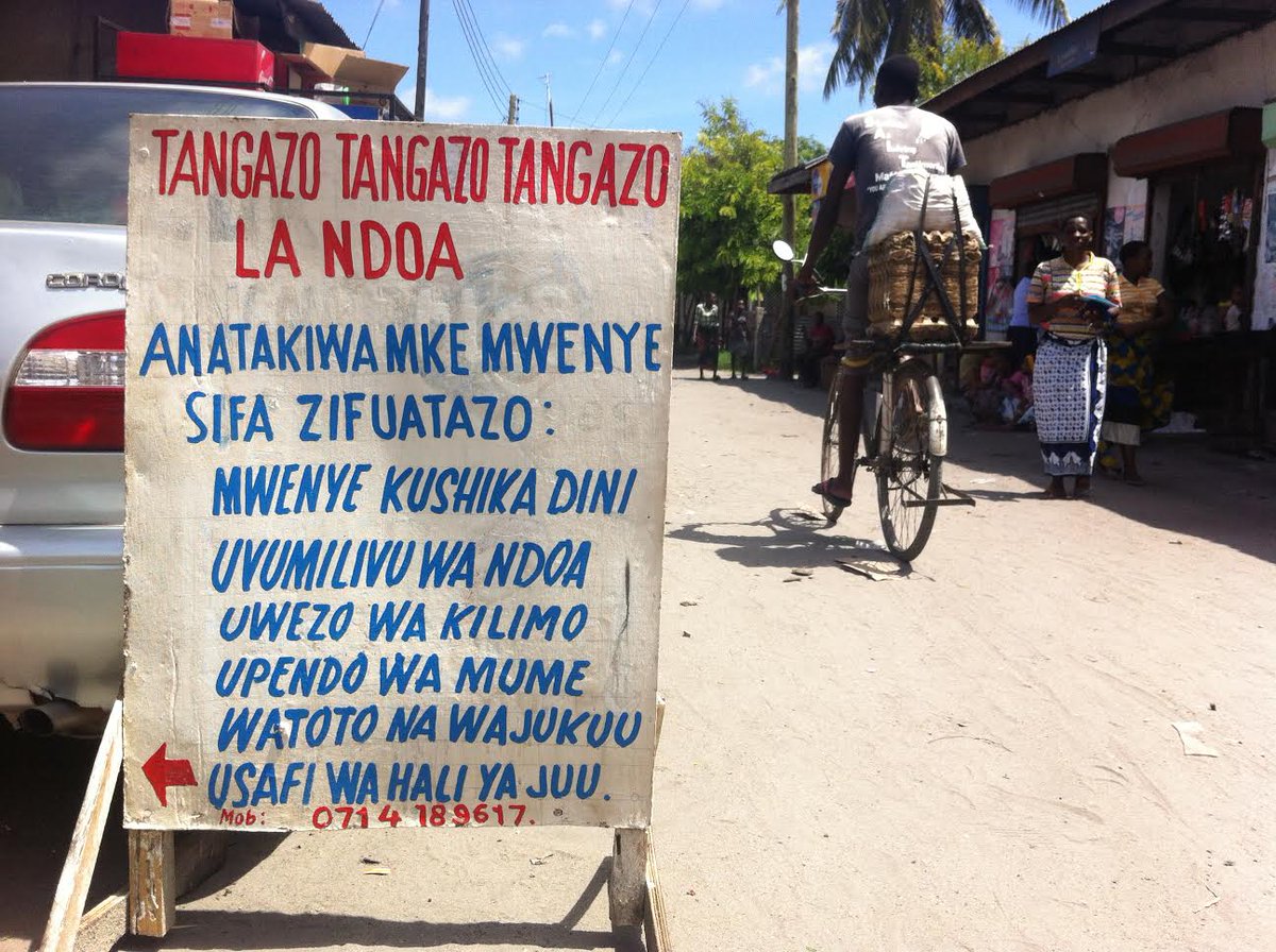 BBCAfrica's tweet photo. A 75-year-old Tanzanian opts for an unusual way to find a wife https://t.co/pDHBWqcvRJ #BBCAfriaLive https://t.co/xGNENIbmHW