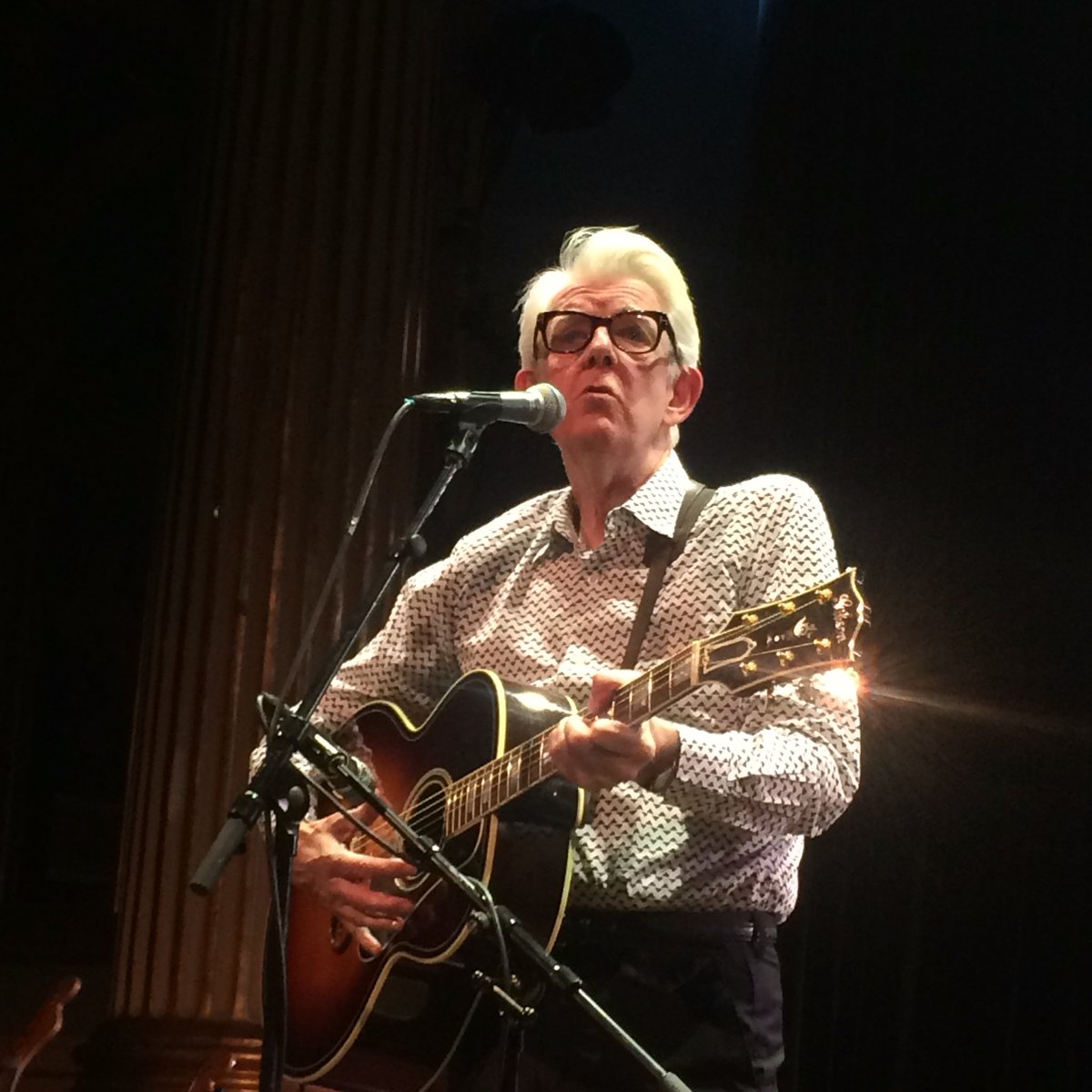 Nick Lowe in Stockholm, performing "Alison" by EC.